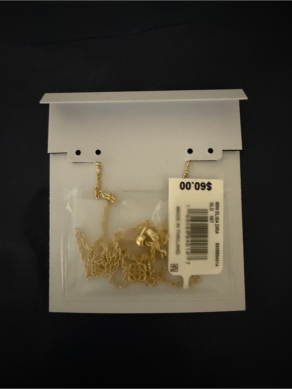 NWT Kendra Scott Mini Elisa Drop Necklace - Picture 5 of 6